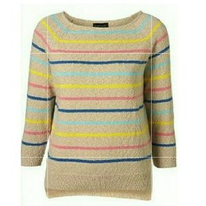 Topshop Colored Striped Sweater